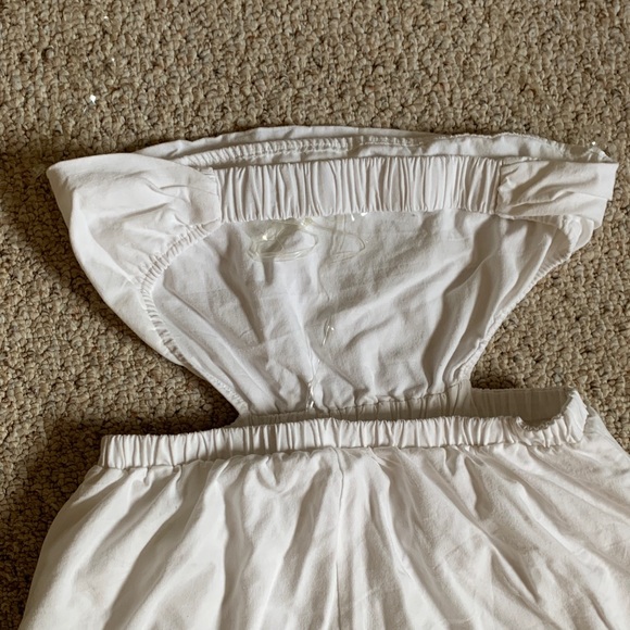 Petal and Pup White Strapless Open Back Dress - Picture 5 of 6